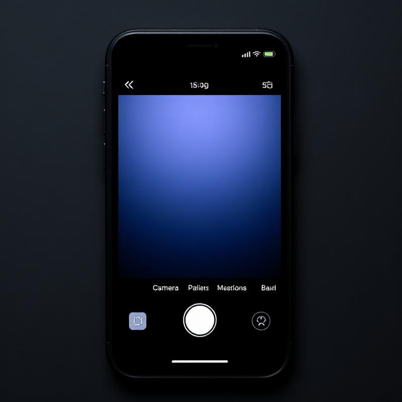 AirCam camera interface on a phone